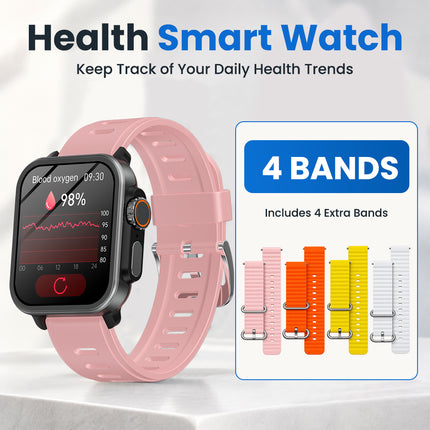 Fitaos VEE ECG/EKG Blood Glucose Blood Oxygen Heart Rate Monitoring Sport SmartWatch
