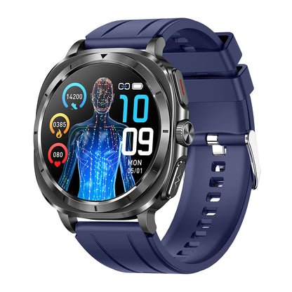 Fitaos P04 ECG Blood glucose Sos Uric acid cholesterol Stress monitoring Smartwatch