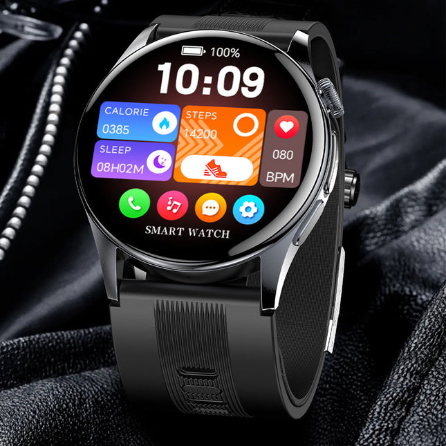 Fitaos Max 6 High-end Flagship Air Pump Blood Pressure ECG Blood Sugar Blood Oxygen Monitoring SmartWatch