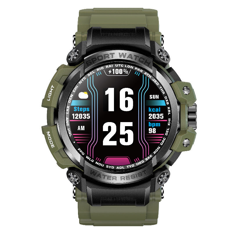 Fitaos Indestructible Outdoor Sports Heart Rate Blood Oxygen Call Reminder Smartwatch