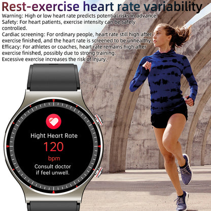 FITAOS 2024 New ECG+PPG Full Touch Screen Smart Watch with Blood Oxygen Blood Pressure Heart Rate