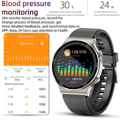FITAOS 2024 New ECG+PPG Full Touch Screen Smart Watch with Blood Oxygen Blood Pressure Heart Rate