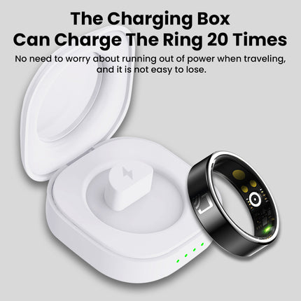 Fitaos R12 Ceramic Blood Sugar Blood Pressure Blood oxygen Sleep Monitoring Waterproof Smart Ring