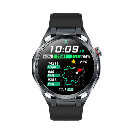 Fitaos P06 AI Analysis ECG Blood glucose Blood Oxygen monitoring Flashlight SOS Smartwatch