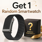 Standard Package + Random smartwatch / Black + An extra random color watch strap