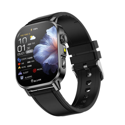 Fitaos P07 AI Analysis ECG Blood glucose Blood Oxygen monitoring Flashlight SOS Smartwatch
