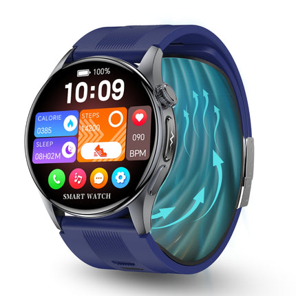 Fitaos Max 6 High-end Flagship Air Pump Blood Pressure ECG Blood Sugar Blood Oxygen Monitoring SmartWatch