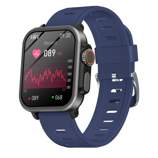 FITAOS  VEE Bluetooth Call ECG/EKG Blood Oxygen Heart rate Blood Sugar Monitoring Music SmartWatch