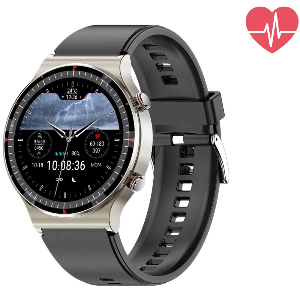 FITAOS 2023 ECG PPG Reloj Inteligente Full Touch Screen G08 Smart Watch with Blood Oxygen Body Temperature Blood Pressure Heart Rate