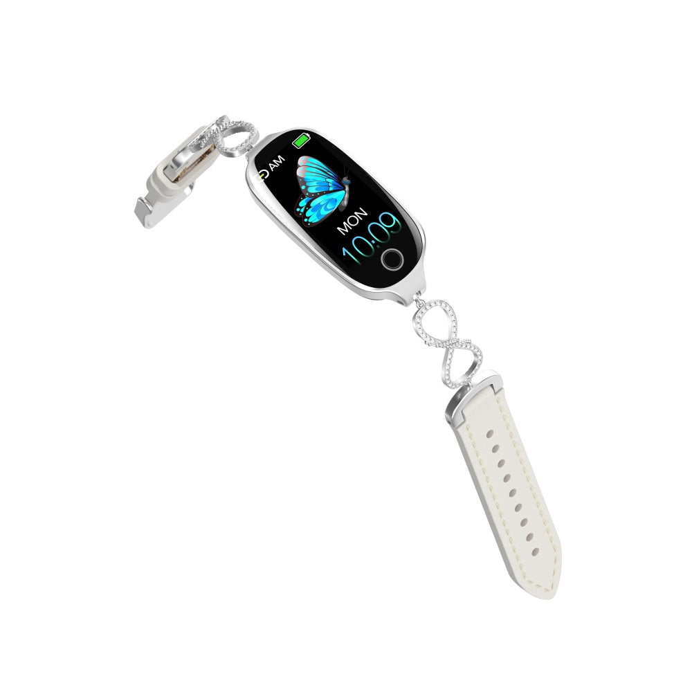 Fitaos Blood Sugar Blood Pressure monitoring Luxury Diamond Design Fashion Smartwatch