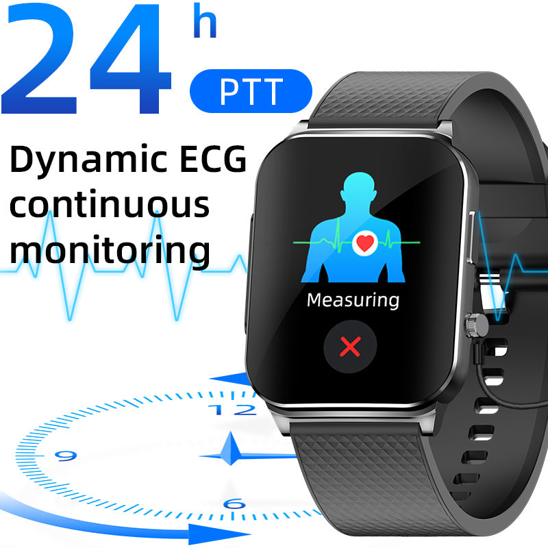 HD Large-Screen Dynamic ECG Continuous Monitoring Blood Sugar Monitoring Smart Sports Watch