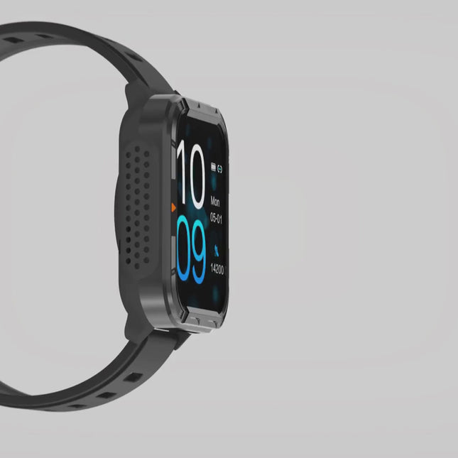 FITAOS VEE PRO Rugged Sports Smartwatch for Body composition /ECG/ Blood sugar/Blood pressure/heart rate monitoring