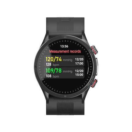 Fitaos Max 5 High Precision Air Pump Blood Pressure ECG Blood Sugar Blood Oxygen Monitoring SmartWatch