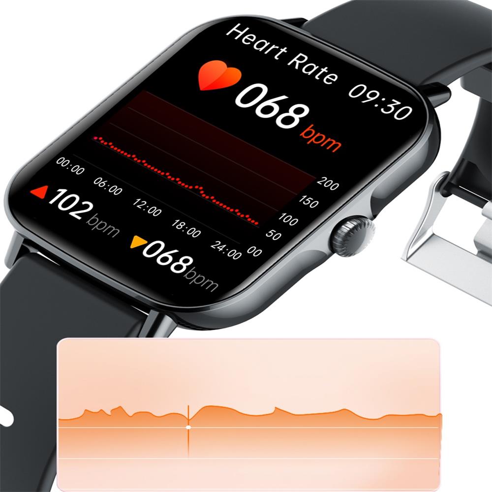 FITAOS 24h Real-Time Monitoring Blood Pressure & Heart Rate Smartwatch